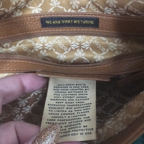 BODHI  LUGGAGE Brown with gold hardware LEATHER - Picture 6 of 9